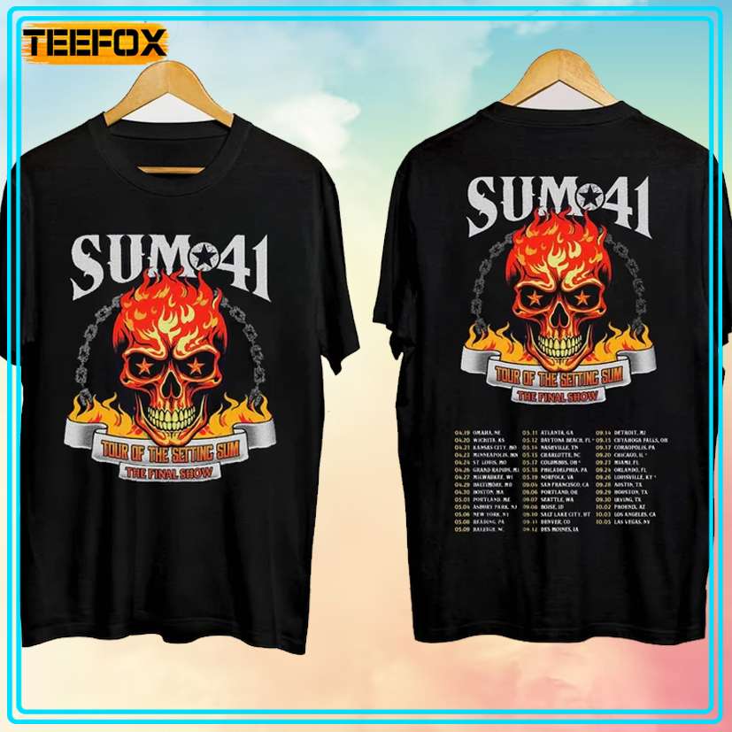 Sum 41 Tour Concert 2024-2025 T-Shirt