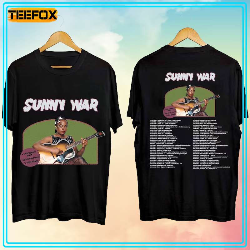 Sunny War North American Tour 2024 Concert Dates T-Shirt