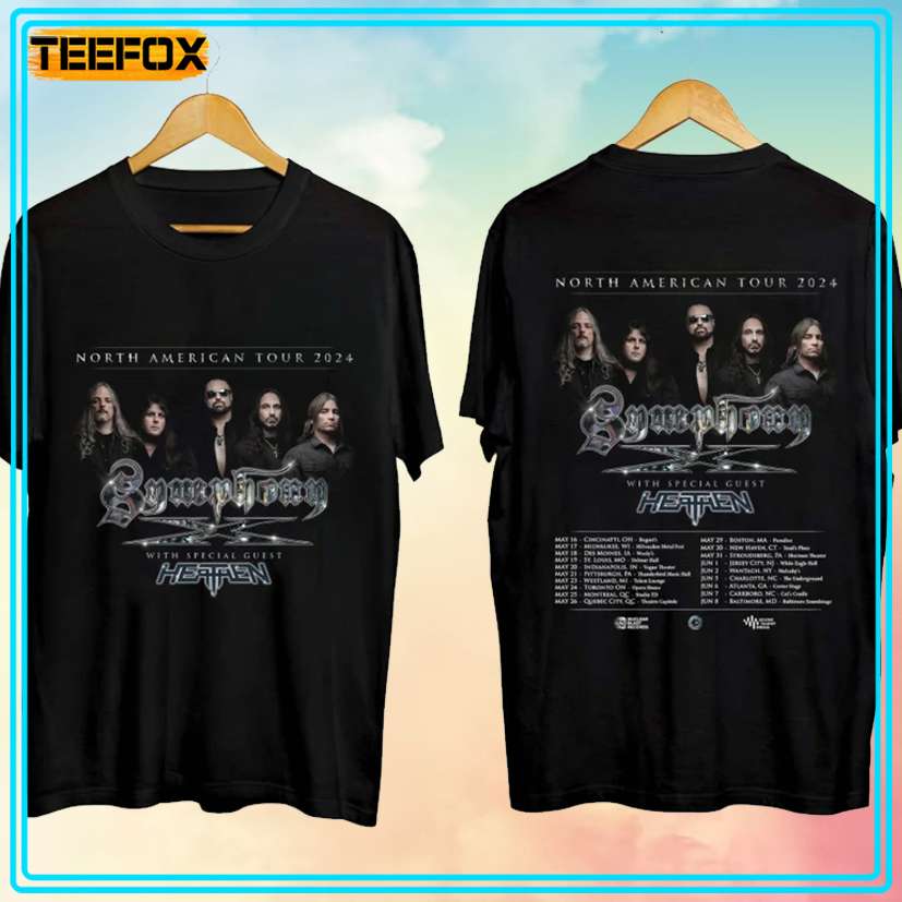 Symphony X Tour 2024 Concert Unisex T-Shirt