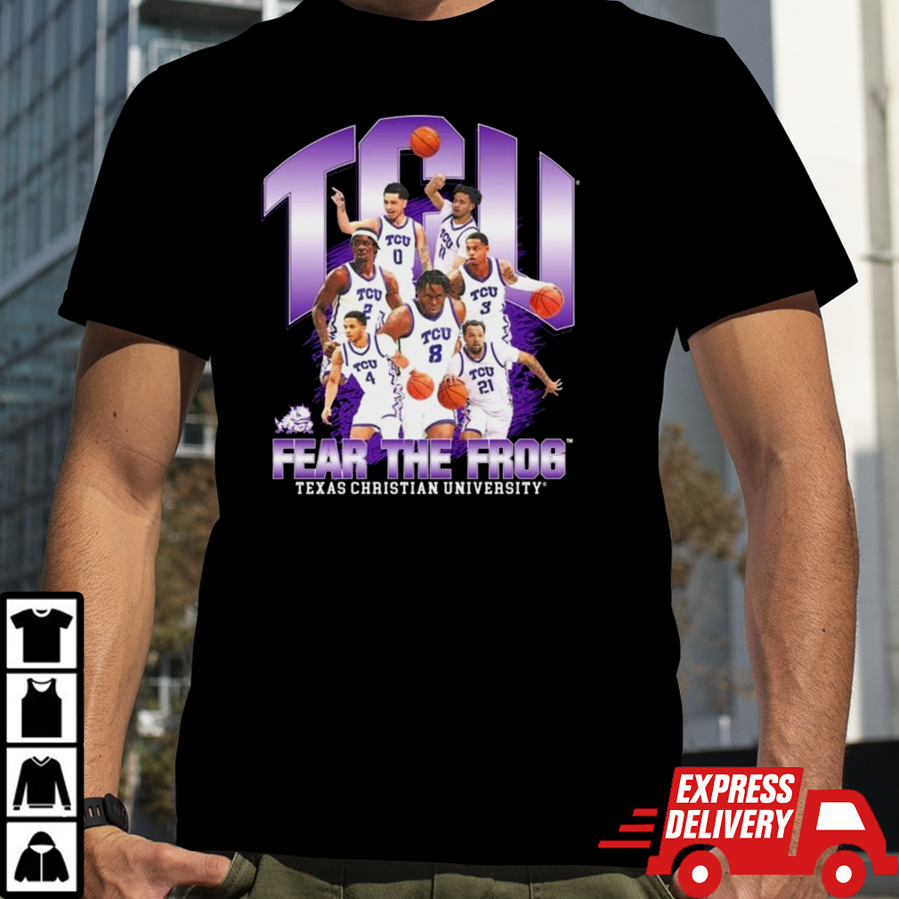 TCU Tear The Frog Texas Christian University 2024 NCAA Men’s Basketball 2023 – 2024 Post Season Shirt