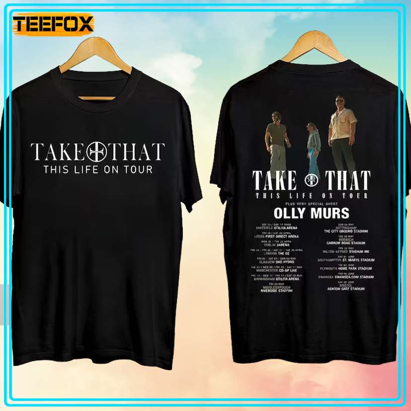 Take That This Life on Tour 2024 Concert T-Shirt