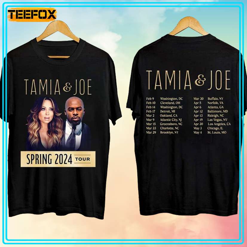 Tamia and Joe's Spring Tour 2024 Unisex T-Shirt 8402