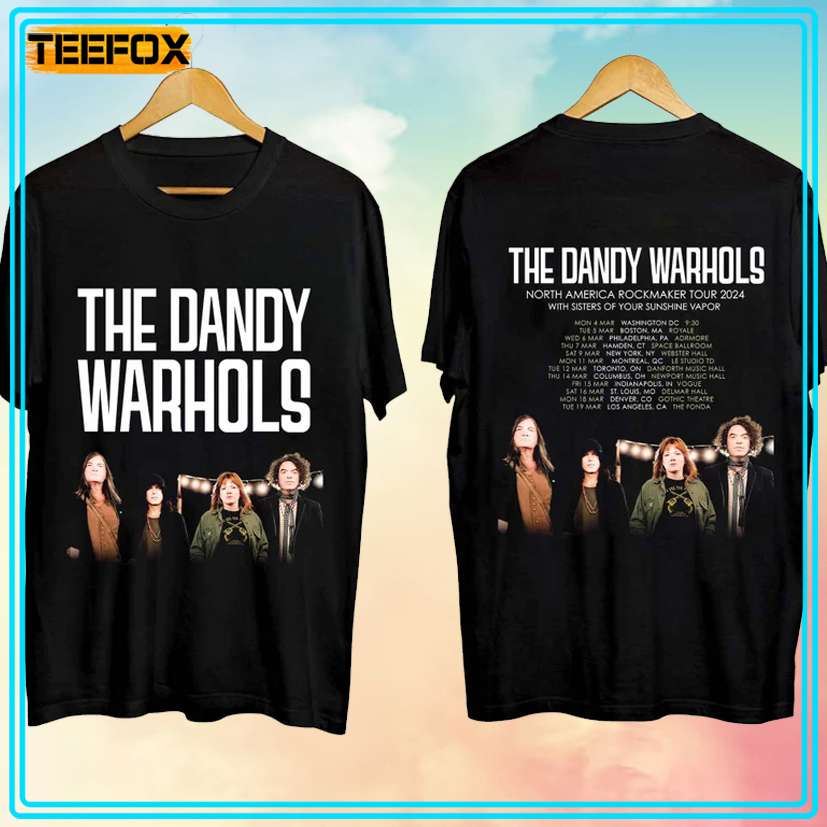 The Dandy Warhols Tour 2024 Unisex T-Shirt