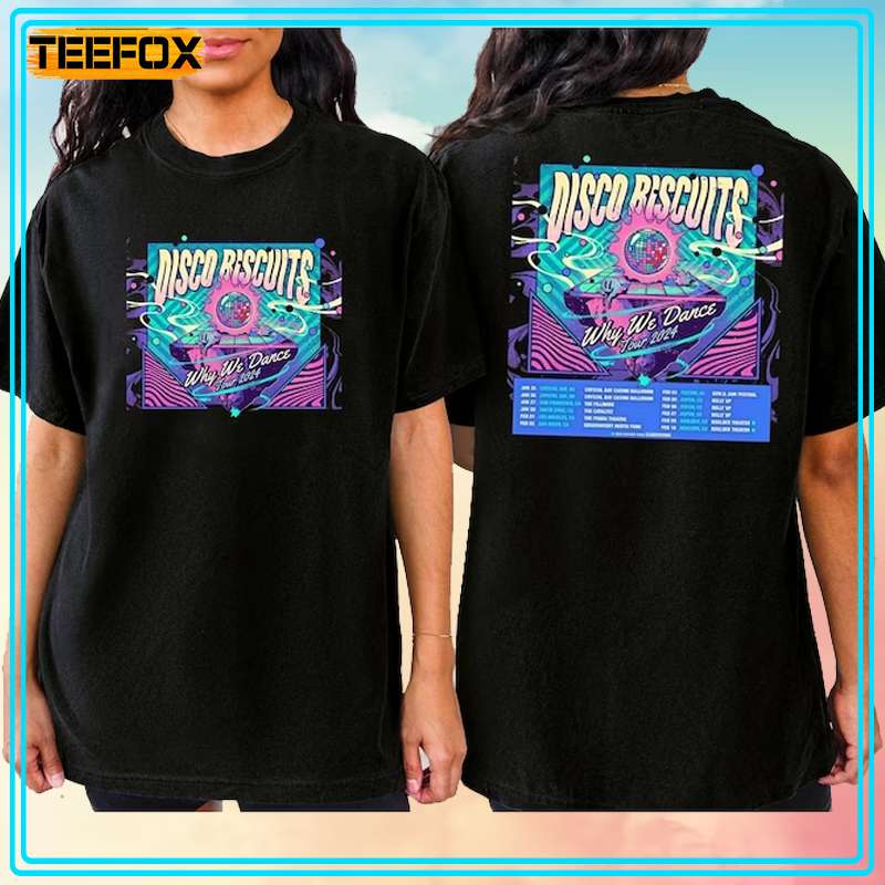 The Disco Biscuits Tour 2024 Short-Sleeve T-Shirt