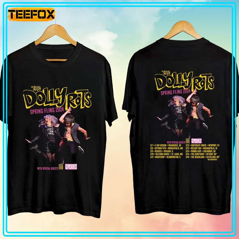 The Dollyrots Spring Fling Tour 2024 Unisex T-Shirt