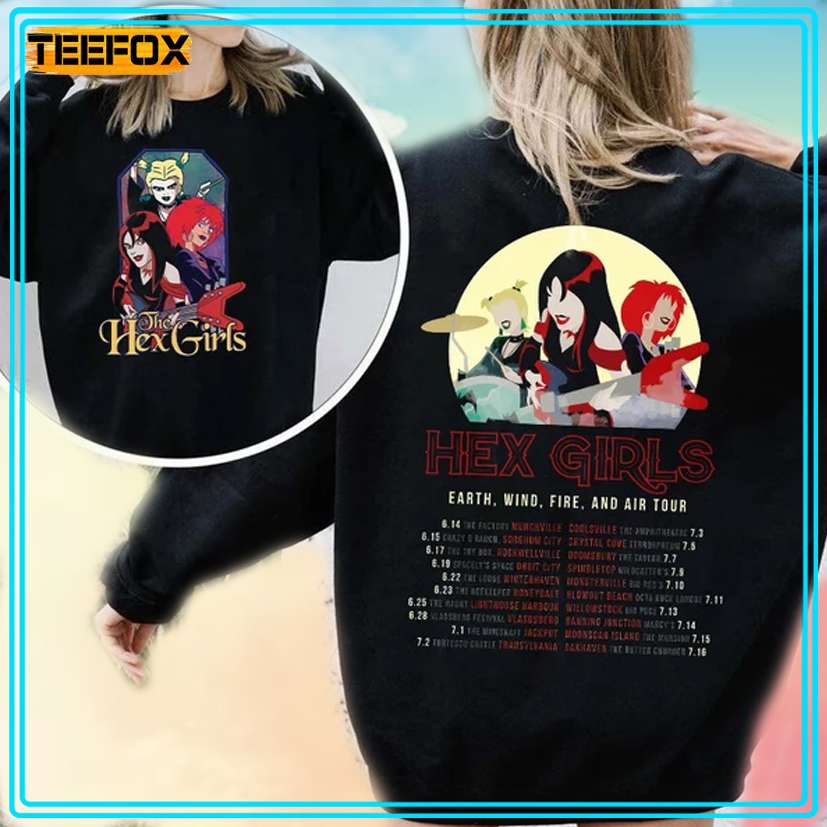 The Hex Girls Earth Wind Fire And Air Tour T-Shirt