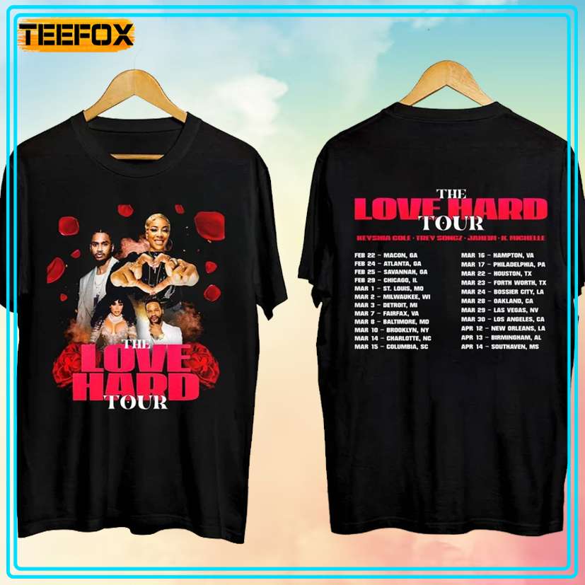 The Love Hard Tour 2024 Concert T-Shirt