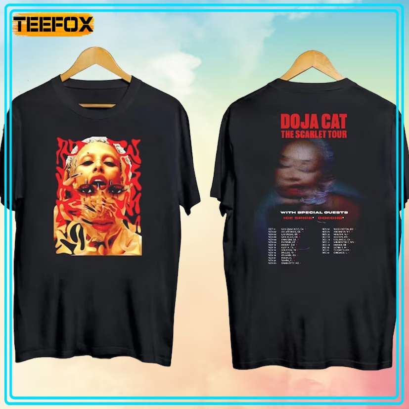 The Scarlet Tour 2023 Doja Cat Unisex T-Shirt