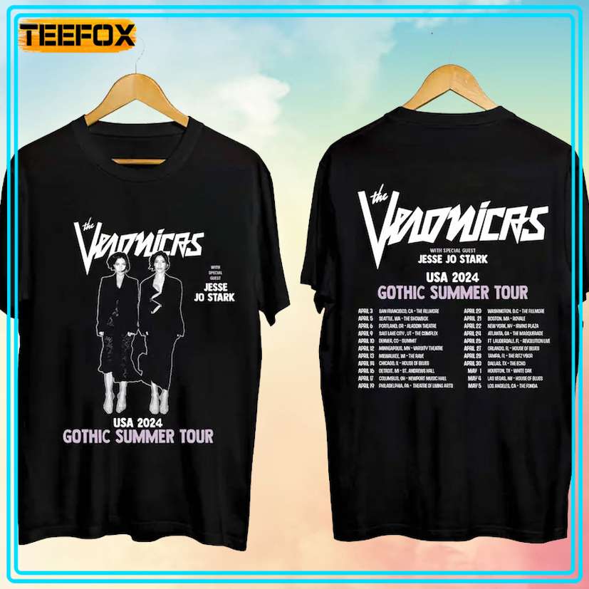 The Veronicas - Gothic Summer Tour 2024 Unisex T-Shirt