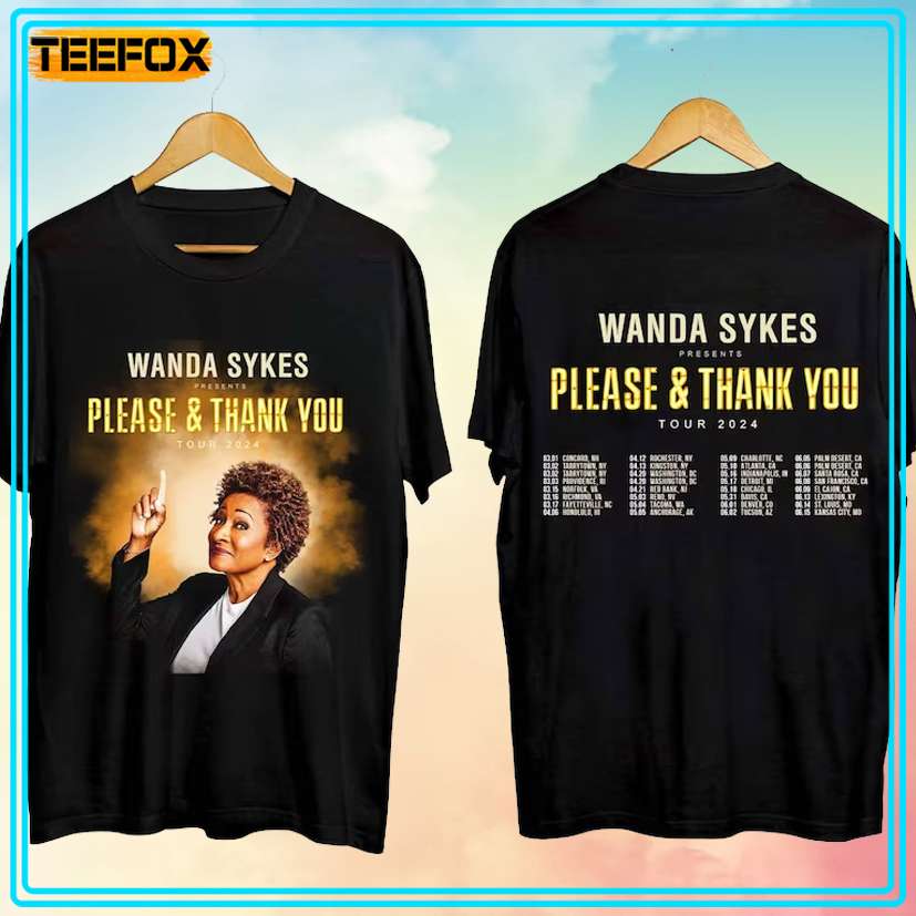 Wanda Sykes Please & Thank You Tour 2024 T-Shirt