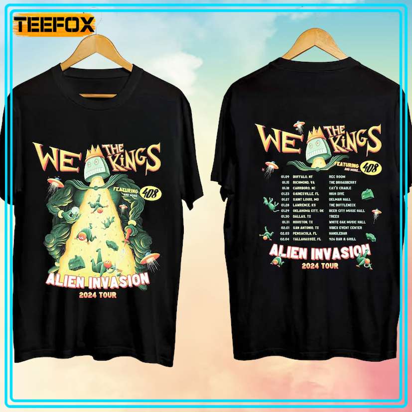 We The King Alien Invasion Tour 2024 Unisex T-Shirt