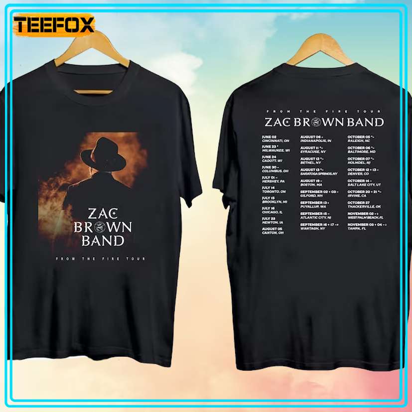 Zac Brown Band Tour 2023 Concert T-Shirt