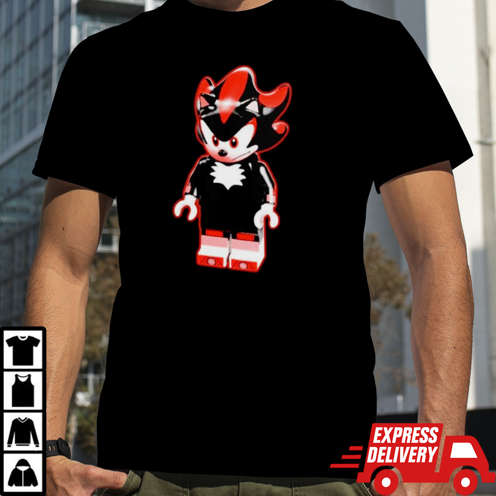 Bricked up shadow the hedgehog shirt