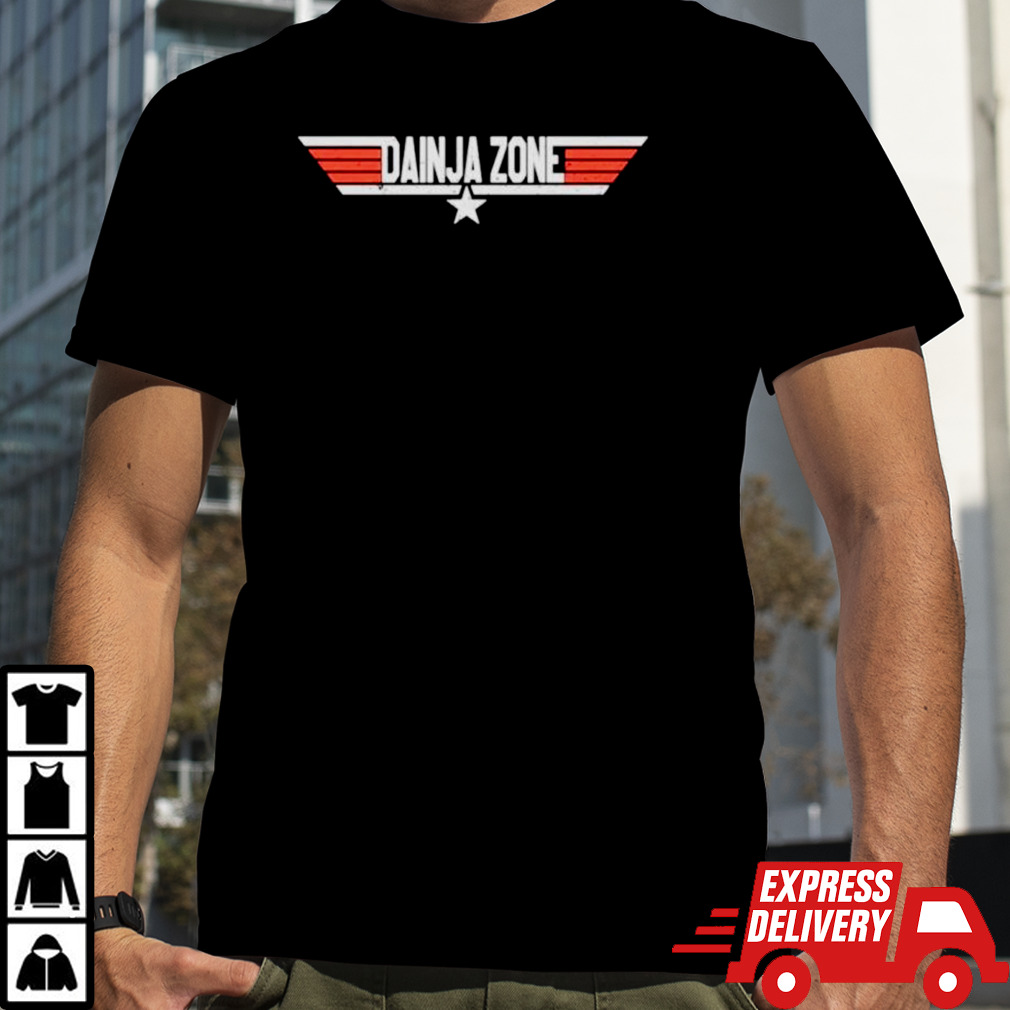 Dainja Zone top gun parody shirt