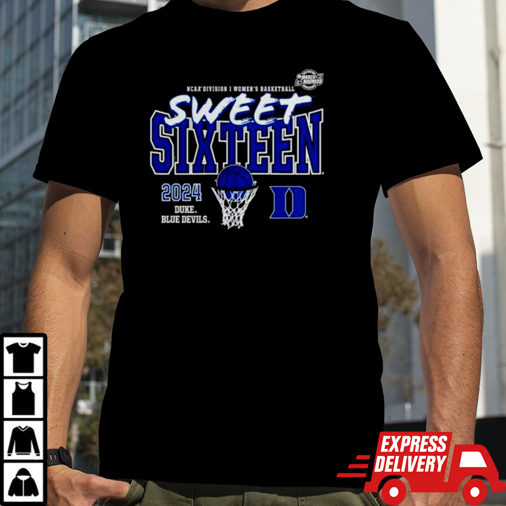 Duke Blue Devils 2024 NCAA Women’s Basketball Tournament March Madness Sweet 16 Fast Break T-Shirt