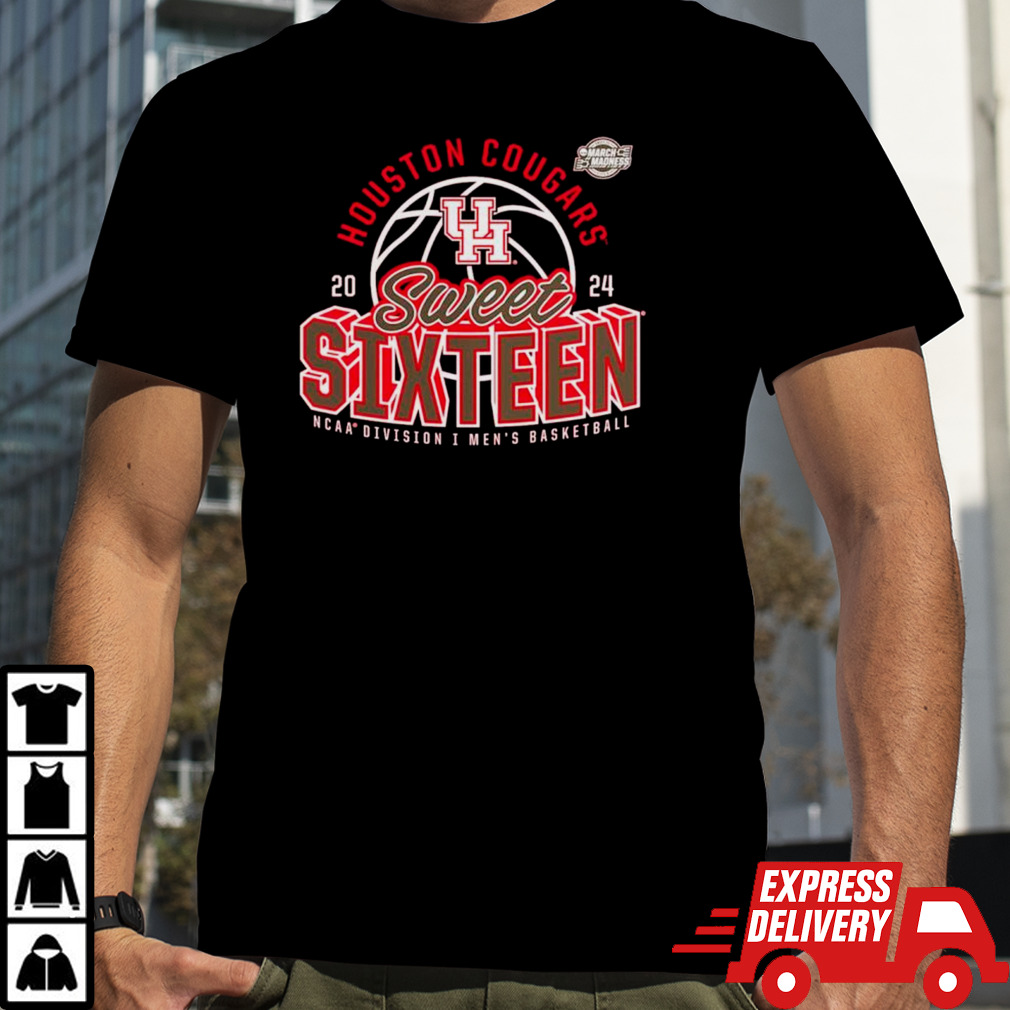 Houston Cougars 2024 NCAA Men’s Basketball Tournament March Madness Sweet Sixteen Defensive Stance shirt