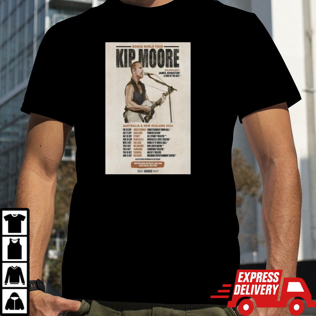 Kip Moore Australia And New Zealand Tour 2024 Shirt