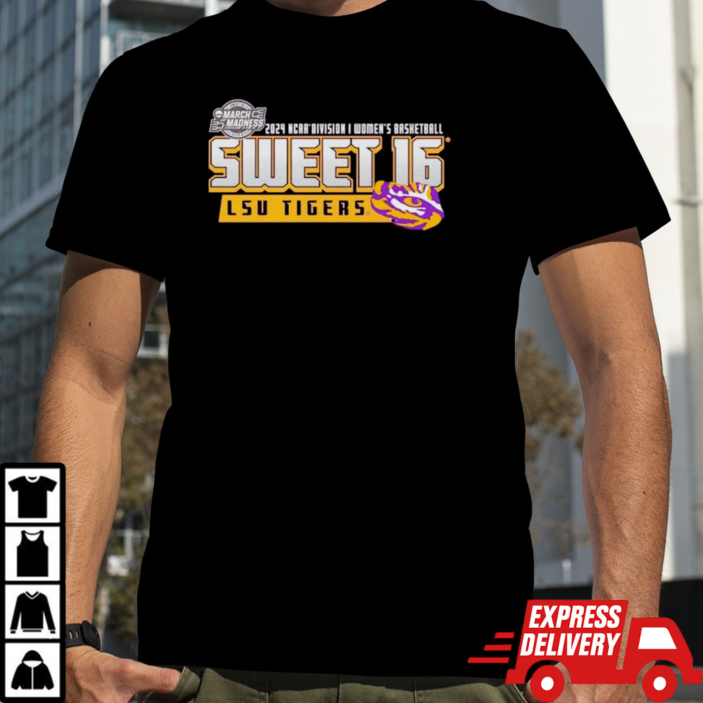 LSU Tigers 2024 NCAA Division I Women’s basketball Sweet 16 shirt