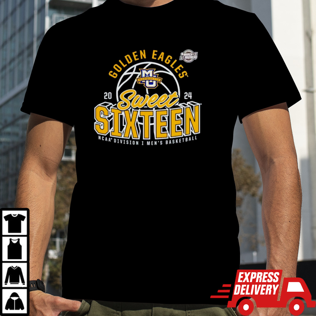 Marquette Golden Eagles 2024 NCAA Men’s Basketball Tournament March Madness Sweet Sixteen Defensive Stance shirt