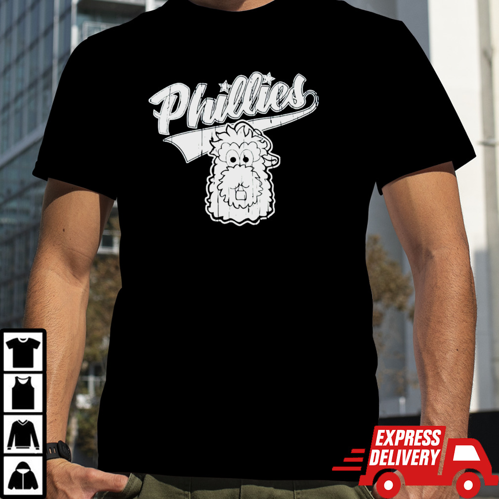 Phillie Phanatic head Philadelphia Phillies shirt