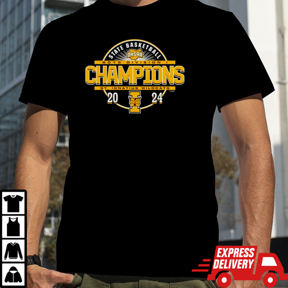 St. Ignatius Wildcats 2024 OHSAA Boys Basketball Division I State Champions shirt