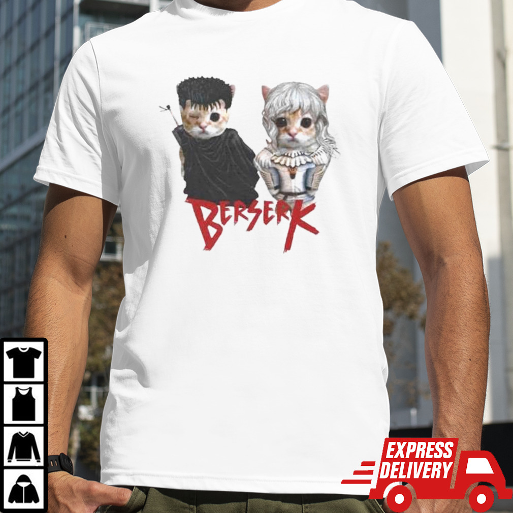 Cat berserk funny shirt