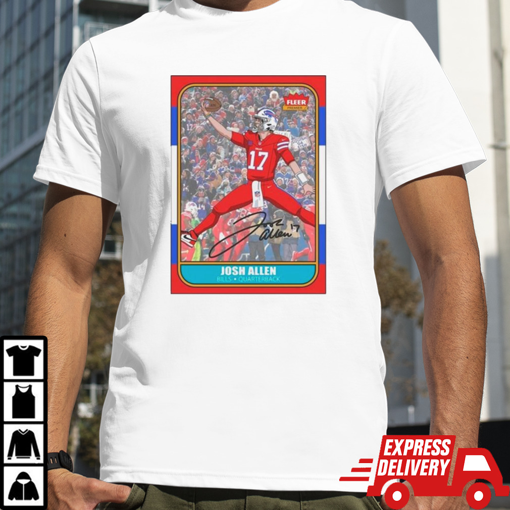 Josh Rookie Buffalo Bills Quarterback Card shirt