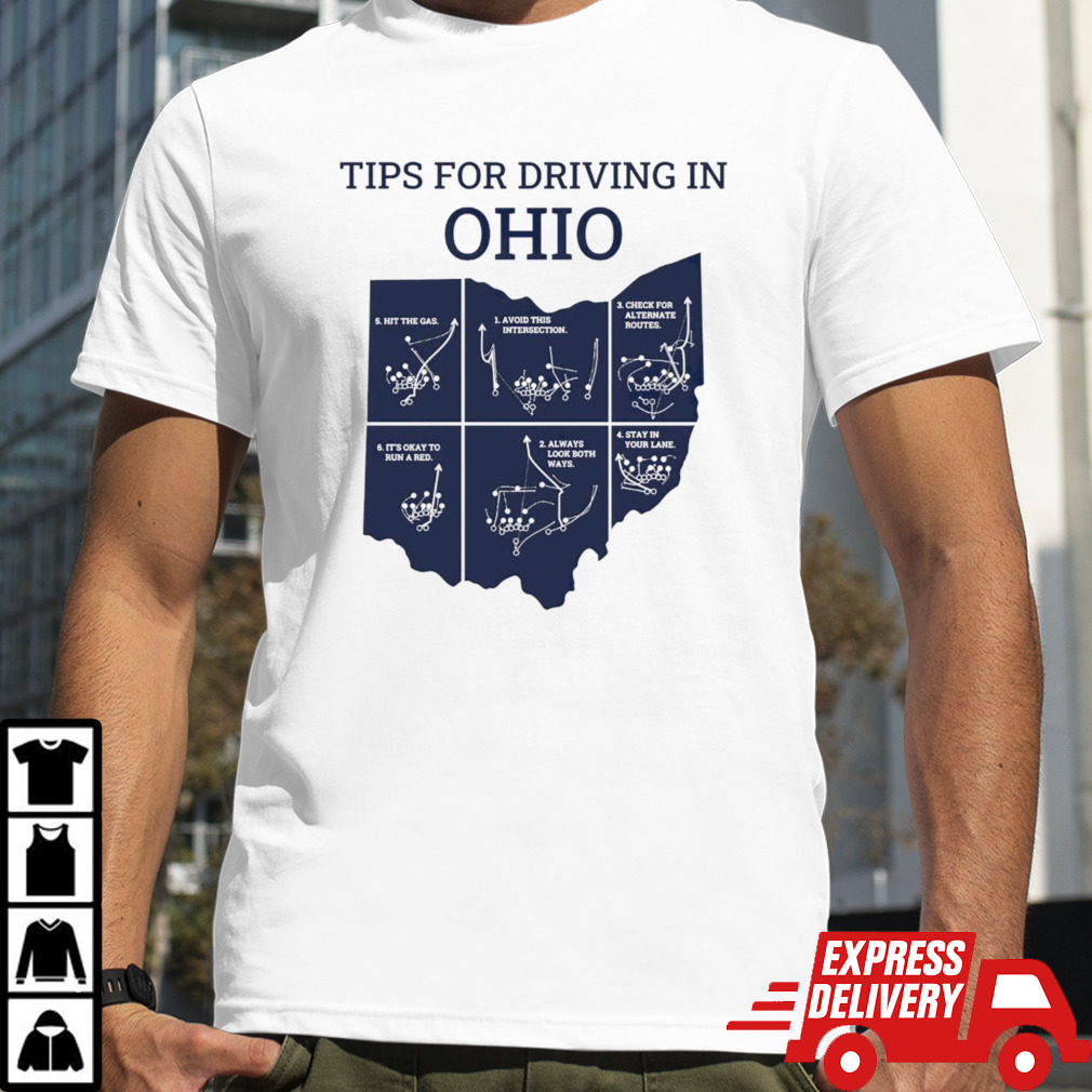 Michigan tips for driving through Ohio shirt