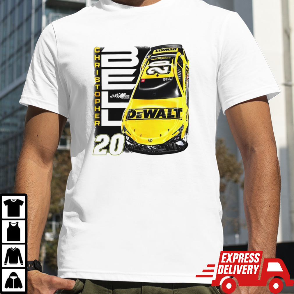 Nascar Christopher Bell DeWalt Car shirt