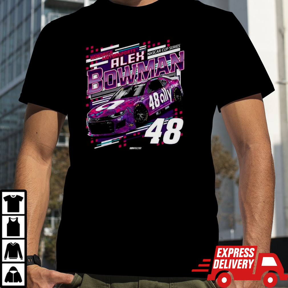 Alex Bowman Hendrick Motorsports Team Collection Black Draft T-shirt