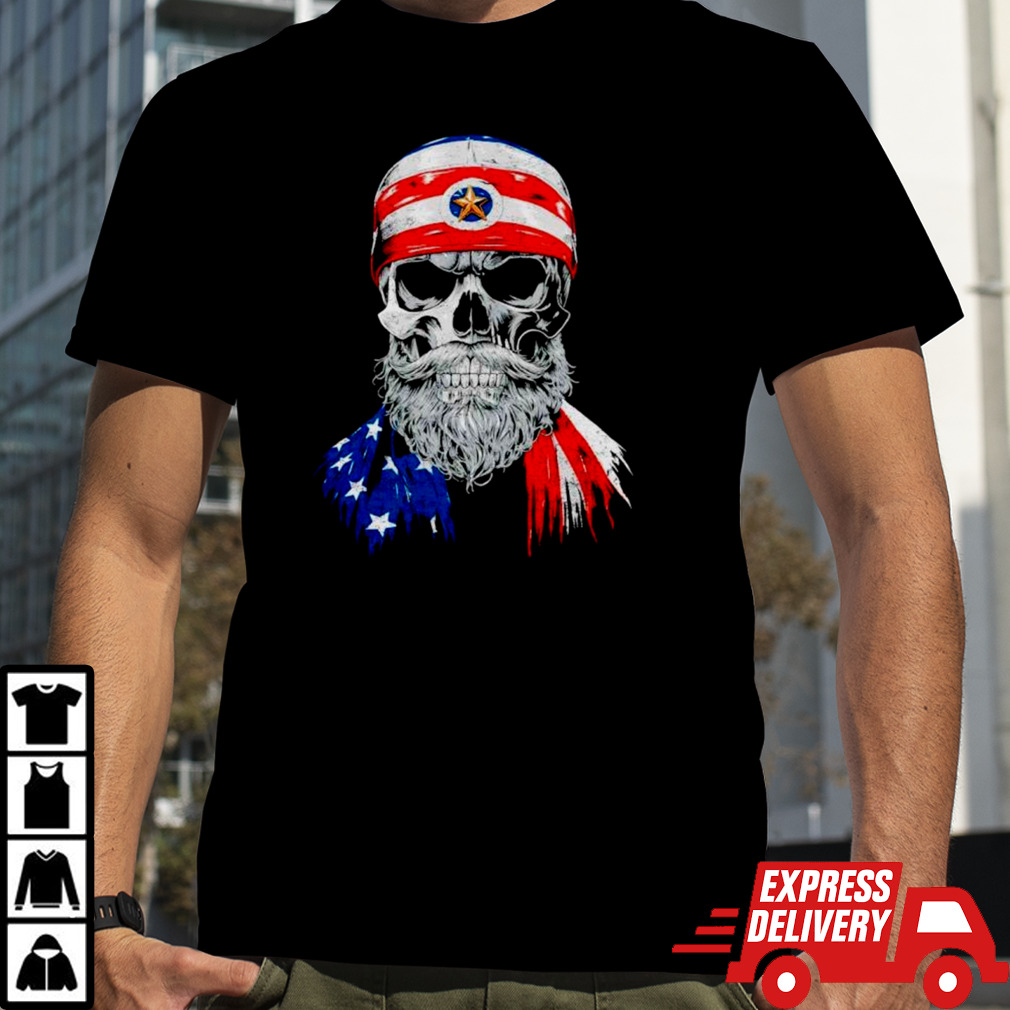 American Death Dealer USA flag shirt