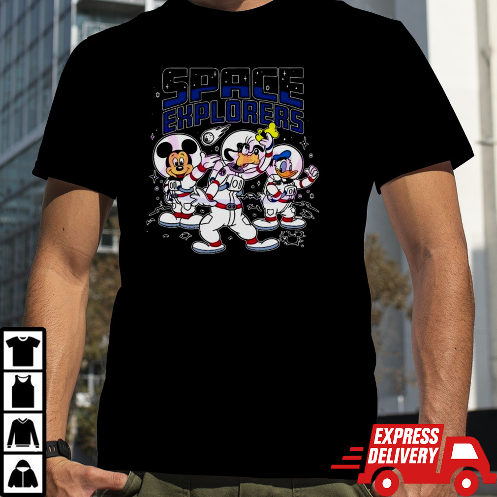 Astronaut Mickey Friends Space Explorers Shirt