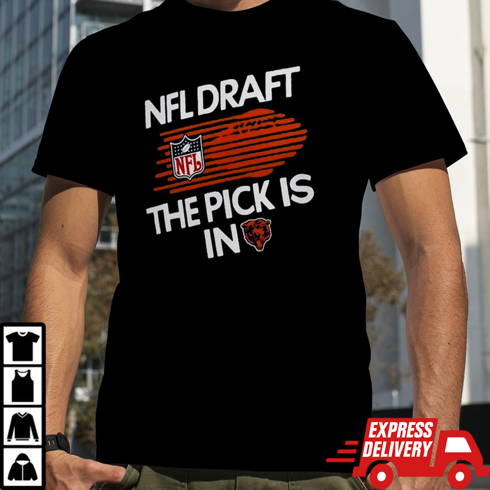 Chicago Bears 2024 Team Draft The Pick Is In Tri-Blend Shirt