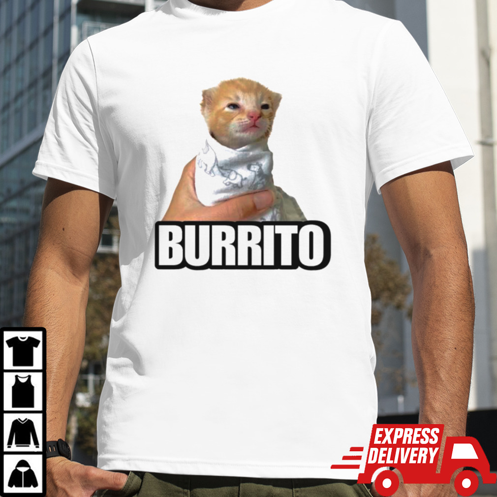 Burrito Baby cat cute shirt