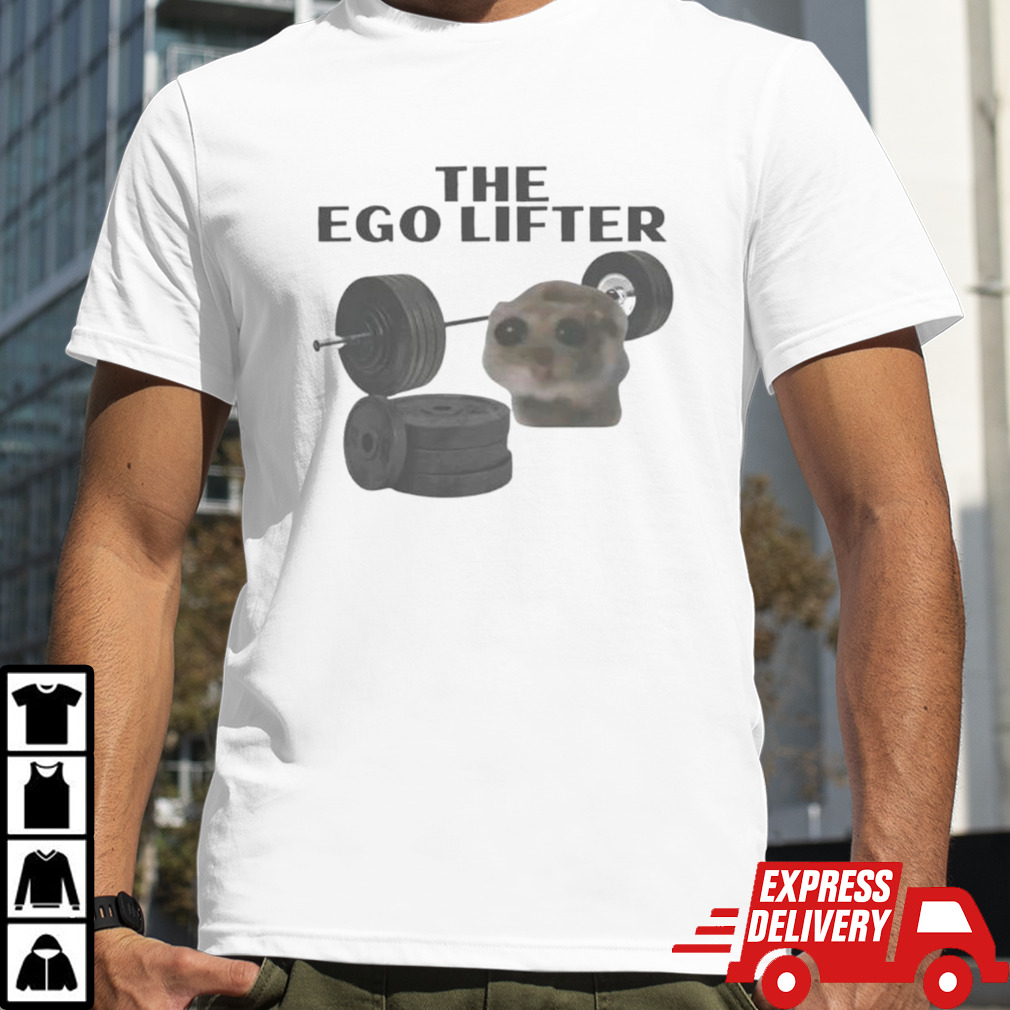 Cat fitness the ego lifter funny shirt