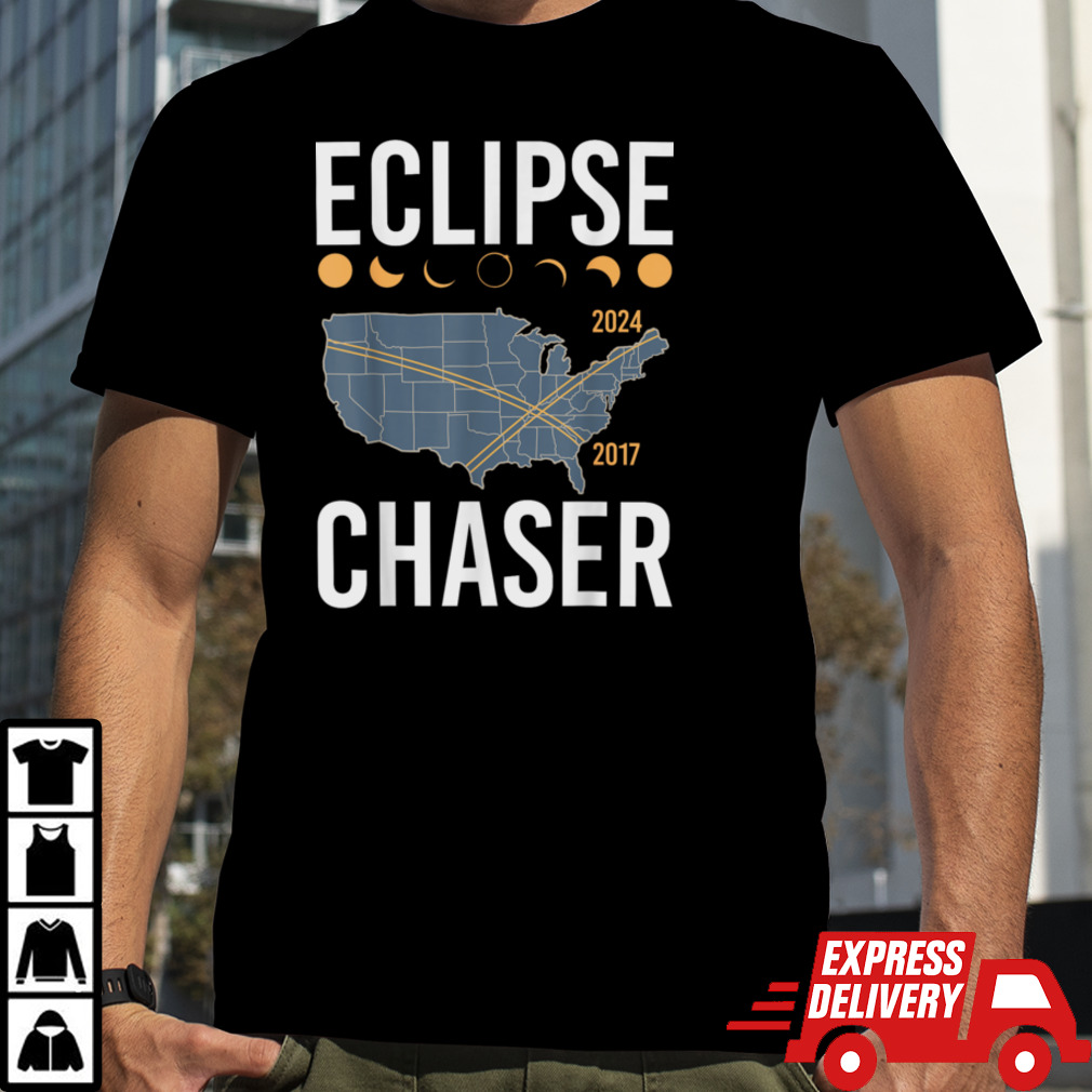 Eclipse Chaser Solar Eclipse Shirt 2024 Twice In A Lifetime T-Shirt B0CY76Q8RN