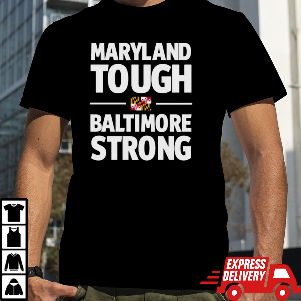 Gov Wes Moore Maryland Tough Baltimore Strong T-shirt