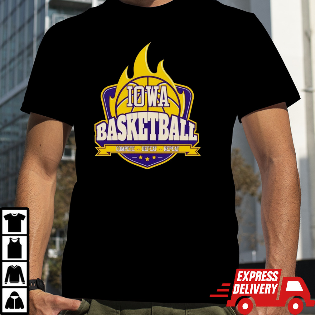 Iowa Basketball Fire Complete Defeat Repeat shirt