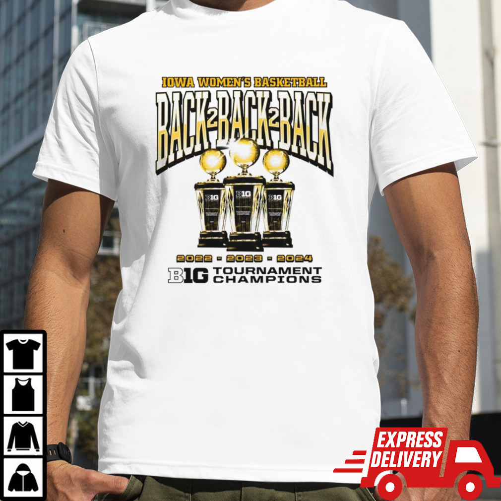 Iowa Hawkeyes 3 Peat Big 10 Tournament Champions shirt