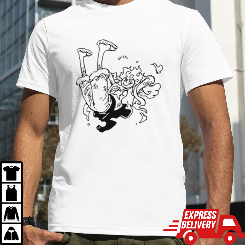 Luffy gear 5 floating in air essential shirt