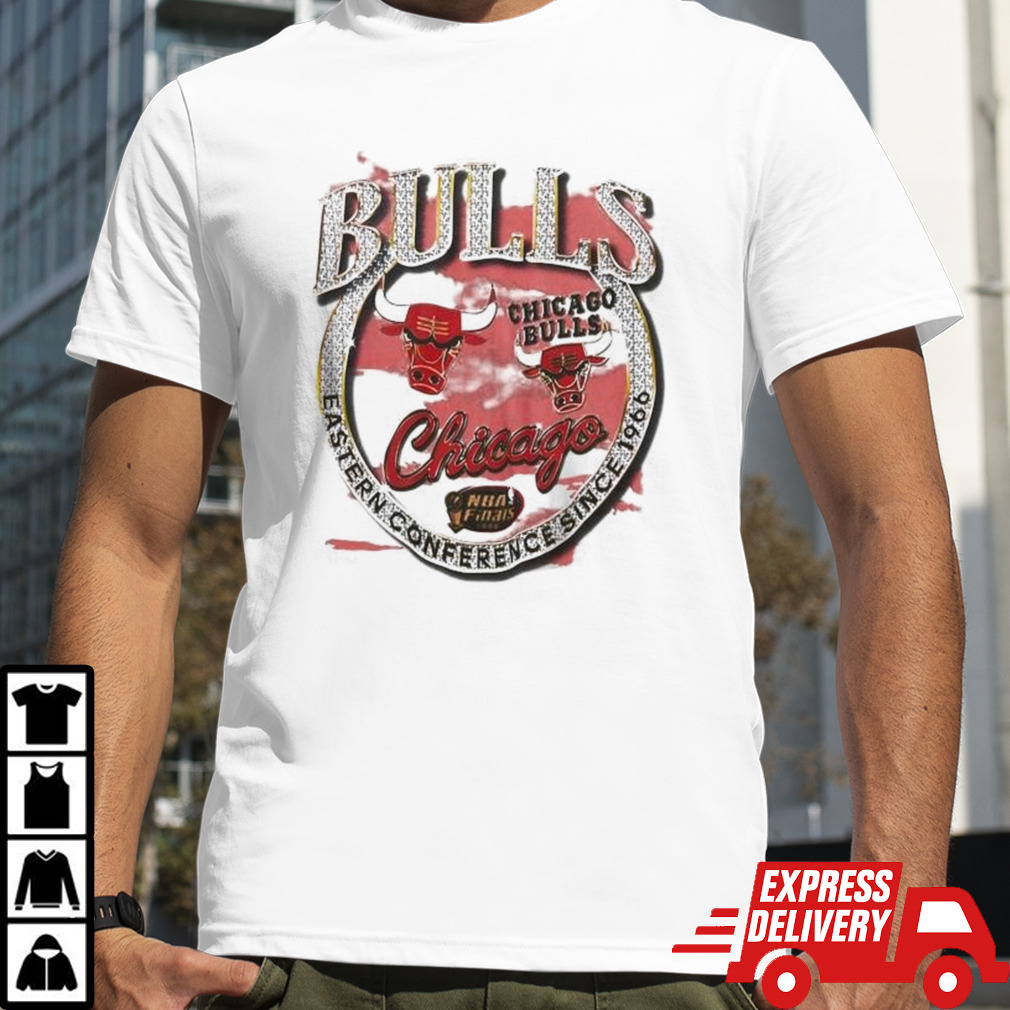 Mitchell & Ness Tan Chicago Bulls Hardwood Classics Vintage Soul Crown Jewels Shirt