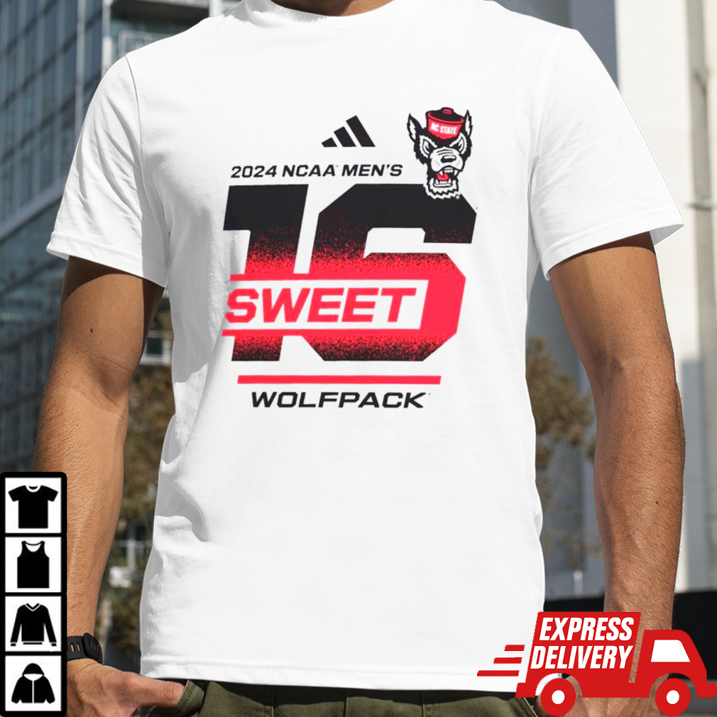 NC State Wolfpack 2024 NCAA men’s sweet 16 shirt