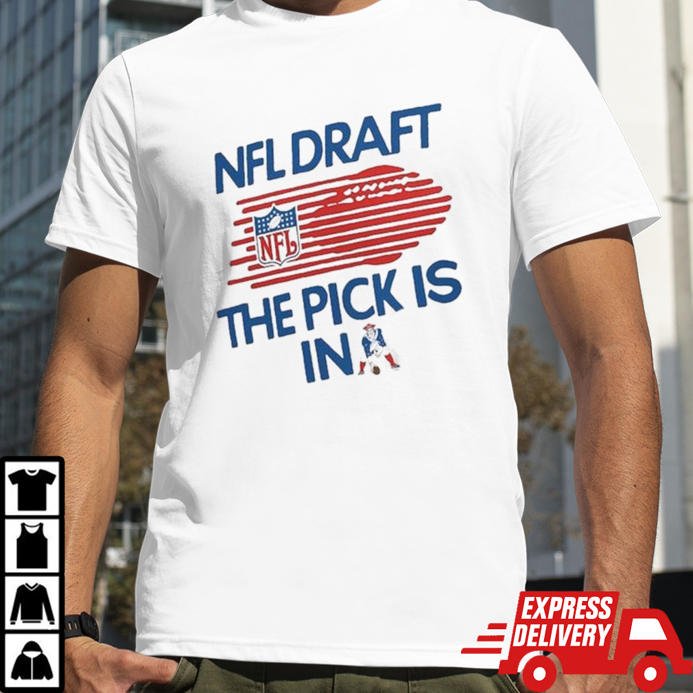 New England Patriots 2024 Team Draft The Pick Is In Tri-Blend Shirt