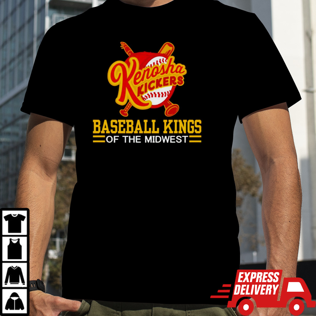 Kenosha Kickers slogan baseball kings of the midwest shirt