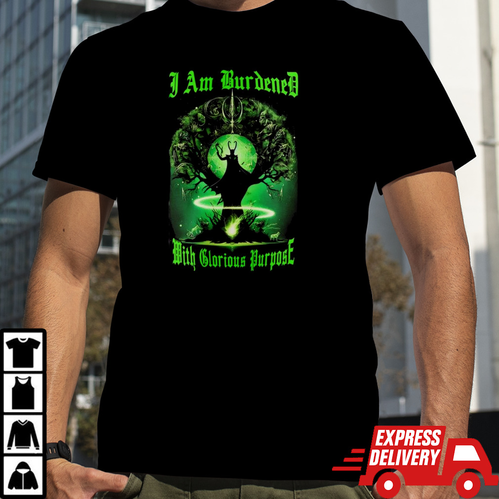 Marvel Loki I Am Burdened With Glorious Purpose T-shirt