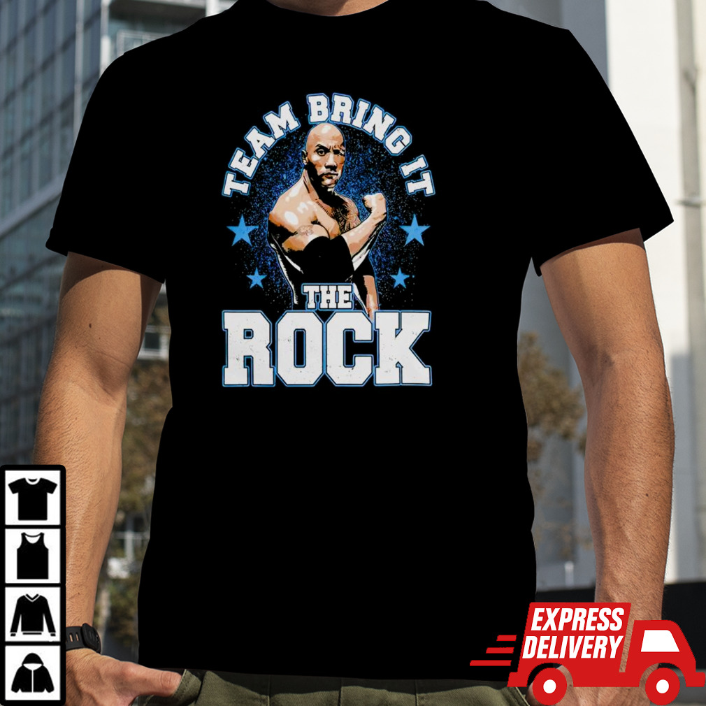 Men’s The Rock team bring it shirt