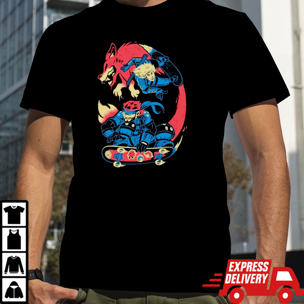 Metal Gear Solid 2 Snakes ‘N’ Skates shirt