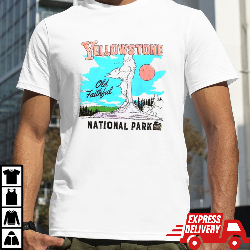 Yellowstone National Park old faithful shirt