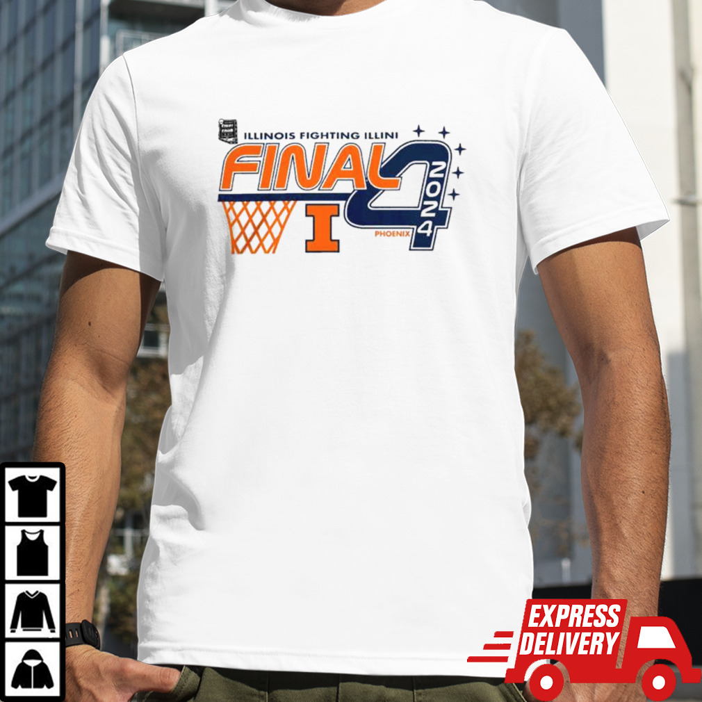 Illinois Fighting Illini 2024 Ncaa Men’s Basketball Tournament March Madness Final Four T-shirt