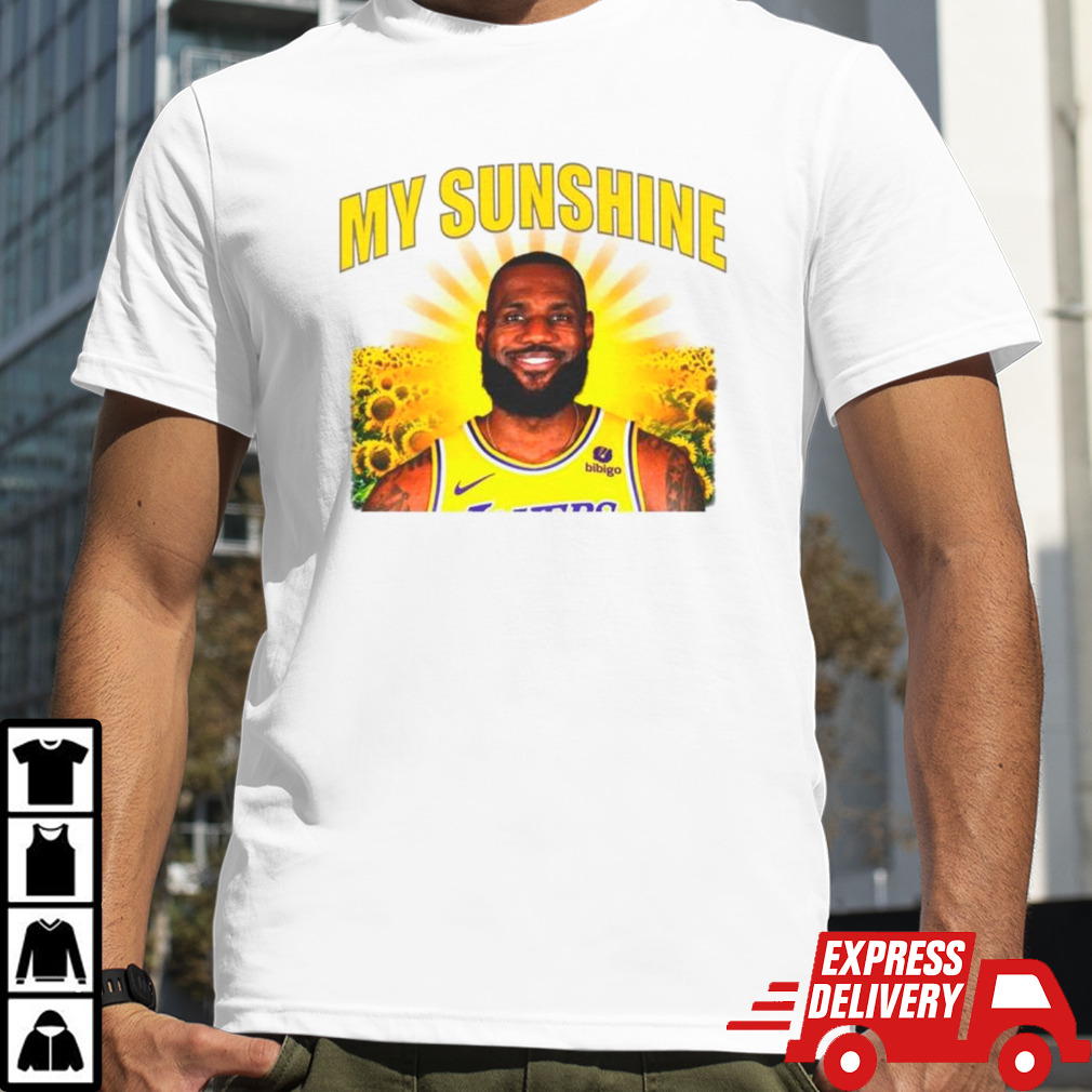 LeBron James Los Angeles Lakers my sunshine shirt